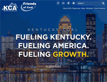 Tablet Screenshot of kentuckycoal.org